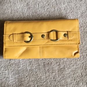 Yellow wallet